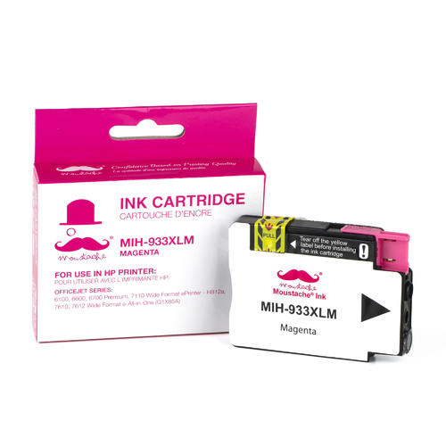 Compatible-HP-933XL-CN055AN-Magenta-Ink-Cartridge-High-Yield-Moustache-MILEX
