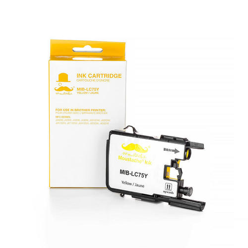 LC75Y-HY-MFC-J6510DW-Brother-LC75Y-Compatible-Yellow-Ink-Cartridge-High-Yield-Moustache-MILEX