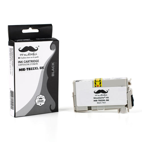 Moustache-Epson-T822XL120-S-WorkForce-Pro-WF-3820-Epson-T822XL-T822XL120-S-Compatible-Black-Ink-Cartridge-High-Yield-Moustache-MILEX